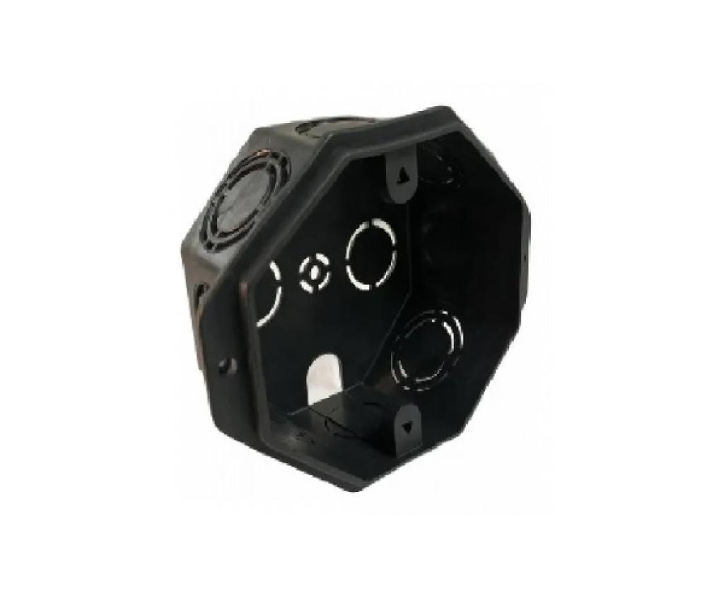 CAJA EMB OCTOGONAL CHICA PVC NEGRA BOLTZ