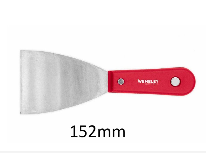 ESPATULA WEMBLEY Mango Plastico Rojo (152) 6" BREMEN