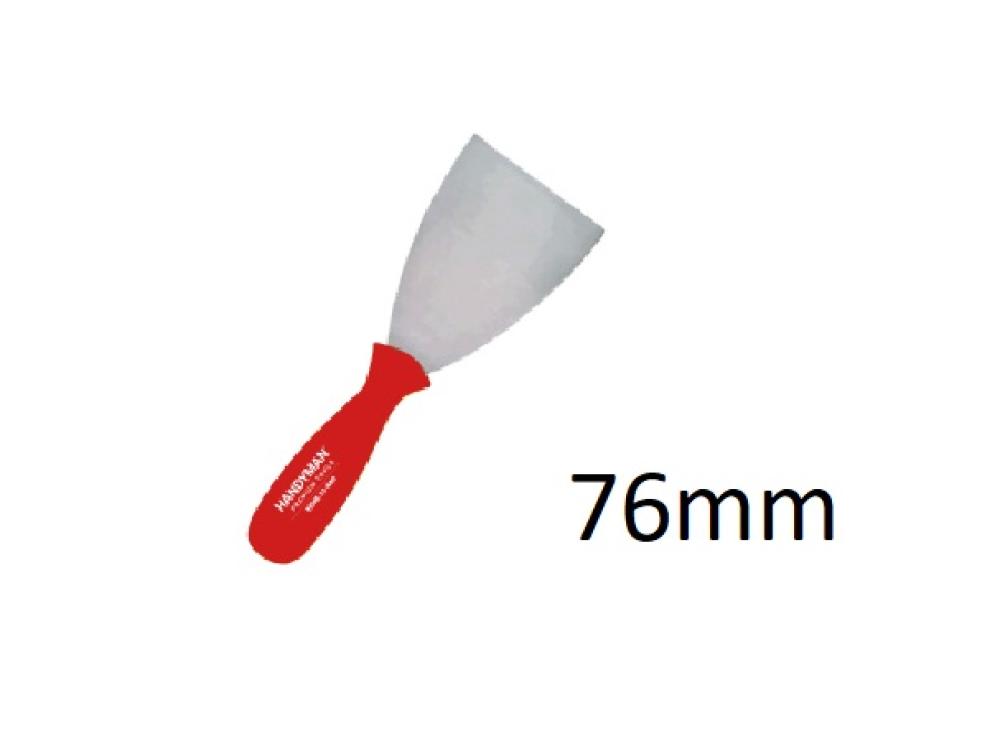 ESPATULA WEMBLEY Mango Plastico Rojo ( 76) 3" BREMEN