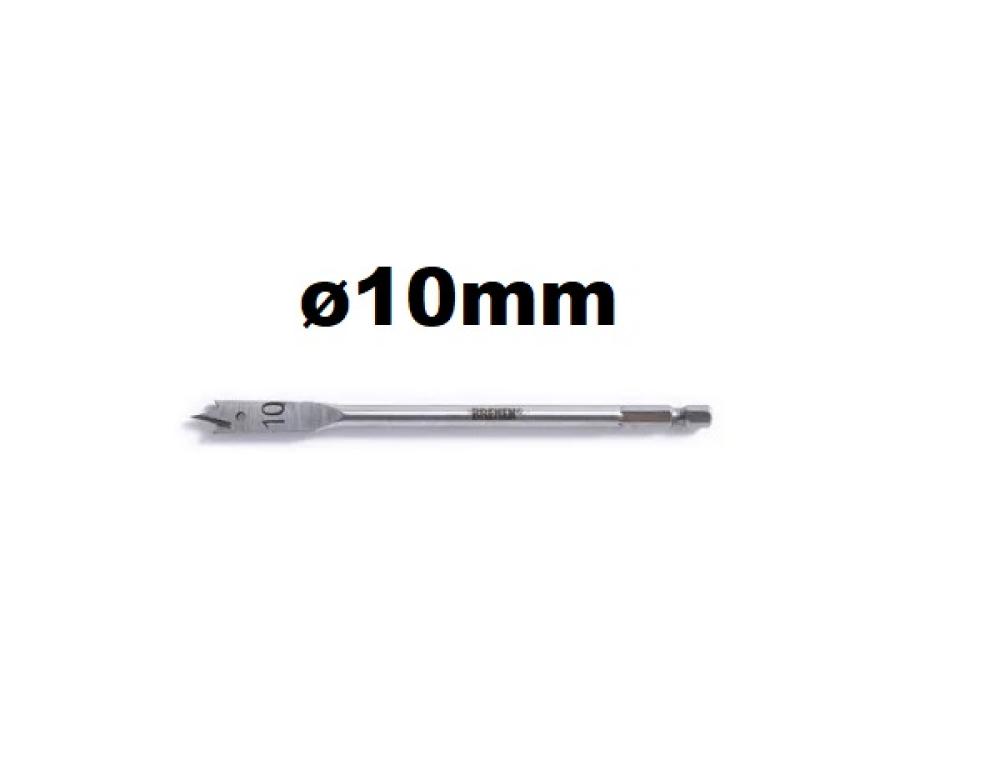 MECHA para MADERA (Paleta / Tricúspide) ø 10mm BREMEN