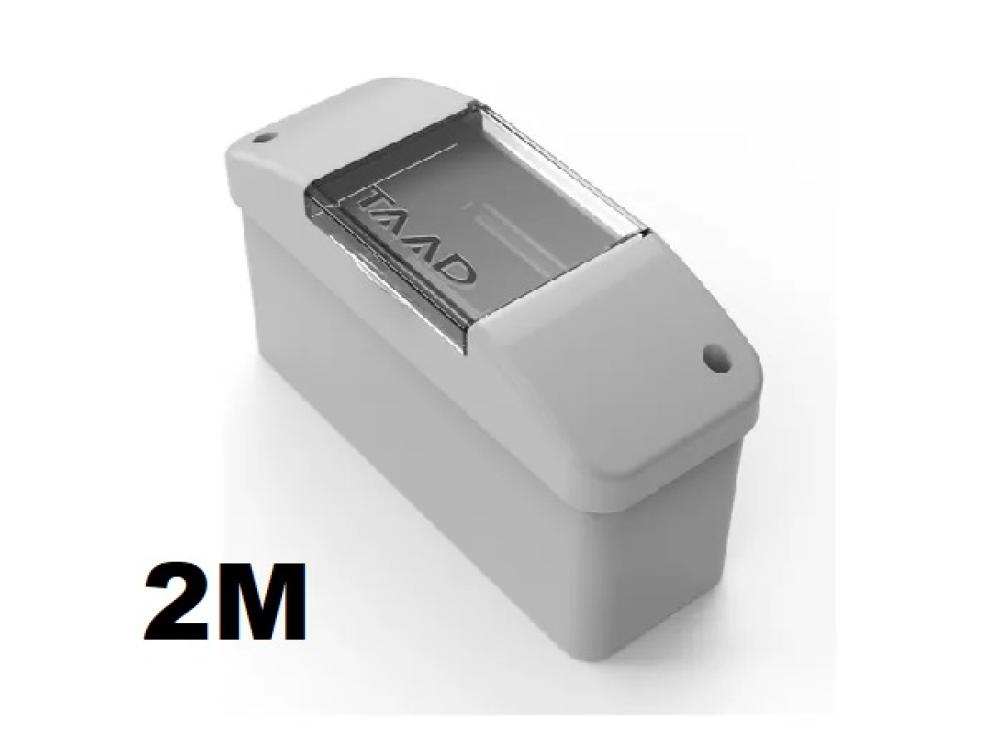 CAJA TERMICA PVC EXTERIOR 2M CON TAPA TAAD