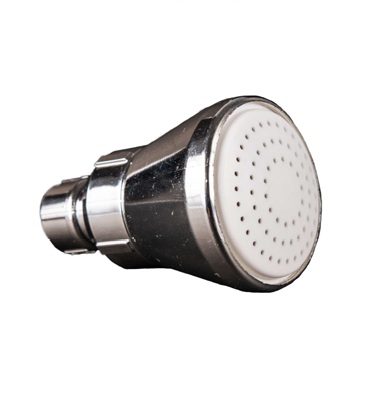 [20320-GINYPLAST] REPUESTO DE DUCHA (FLOR) + ADAPTADOR CROMADA DE ABS GINYPLAST