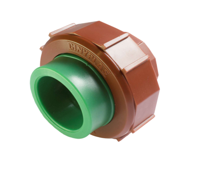 [80711-GINYPLAST] UNION DOBLE FUSION 20mm - PP ROSCA HEMBRA 1/2" GINYPLAST