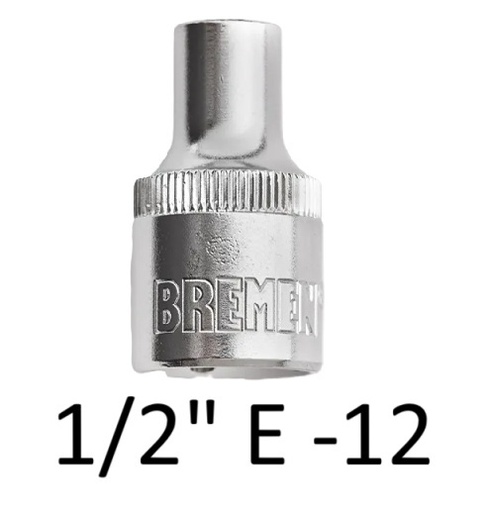 [4019-BREMEN] TORX:Bocallave Encastre 1/2" E-12 CrVa BREMEN