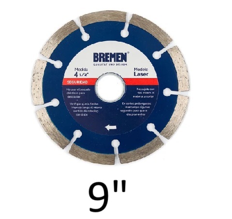 [4531-BREMEN] DISCO DIAM. 9" Seco (LASER) BREMEN