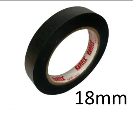 [05200001800050] CINTA DE PAPEL 50m x 18mm NEGRA RAPIFIX