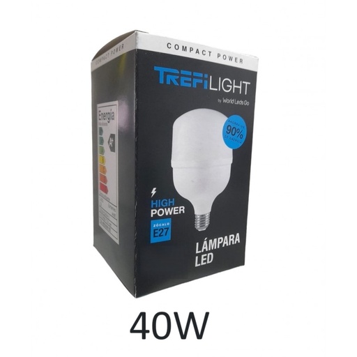 [IM1302003-TREFI] LAMPARA LED HI-POWER 40W E27 LUZ DIA TREFI