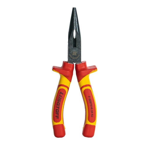[L4248-LUSQTOFF] PINZA DE PUNTA MEDIA CAÑA 6" (150MM) AISLACION 1000V PRO LUSQTOFF