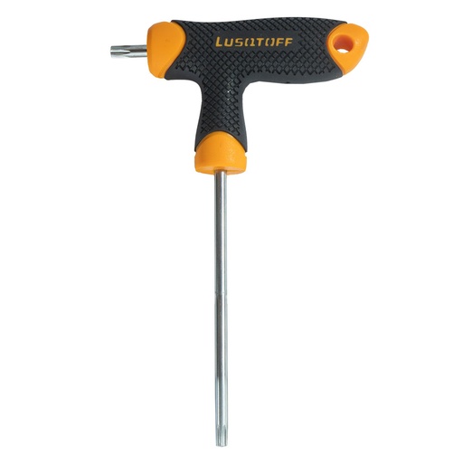 [L6858-LUSQTOFF] LLAVE TORX TAMPER CON MANGO EN T - T25 x 100MM LUSQTOFF
