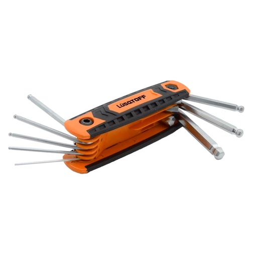[L6954-LUSQTOFF] (12)JUEGO DE 8 LLAVES ALLEN CON LUSQTOFF