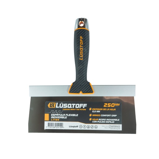 [L7154-LUSQTOFF] (10)ESPATULA FLEXIBLE INOXIDABL LUSQTOFF