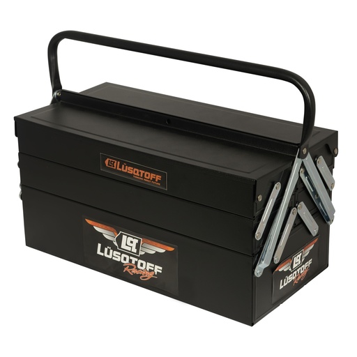 [LQCP125-LUSQTOFF] CAJA DE HERRAMIENTAS PLEGABLE CON 64 PZAS LUSQTOFF