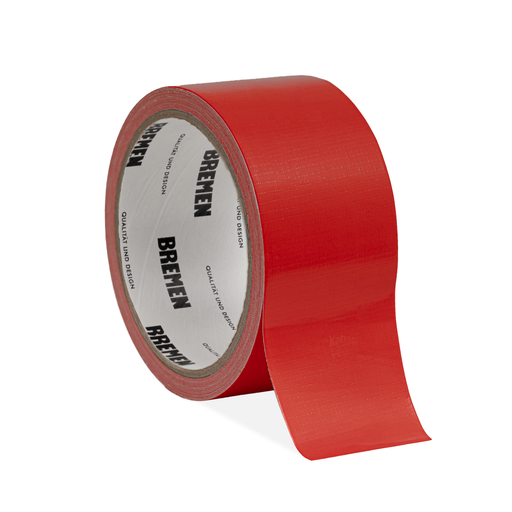 [8835-BREMEN] CINTA ADHESIVA MULTIPROPÓSITO 48mmX9,14m [Rojo] x 6 Unidades BREMEN