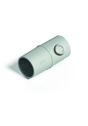 [UTR20HDX-GENROD] UNION PARA TUBO SISTELECTRIC HDX 20MM  GENROD
