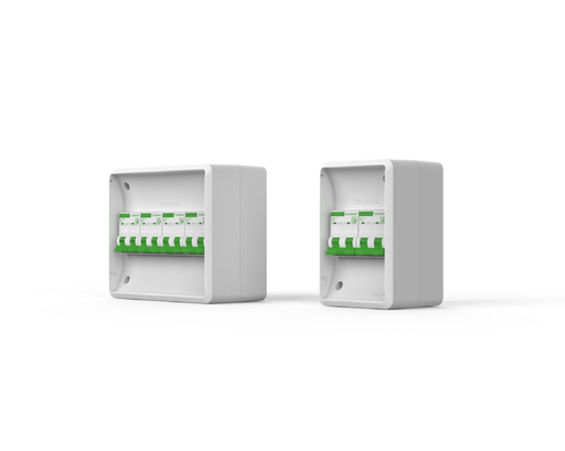 [04502B-GENROD] CAJA EXT. TM 2 BOCAS S/TAPA - BLANCA GENROD