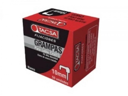 [TAC00222] GRAMPA CHATA Nº 10 BLANCA x 50 UNIDADES C/U TACSA