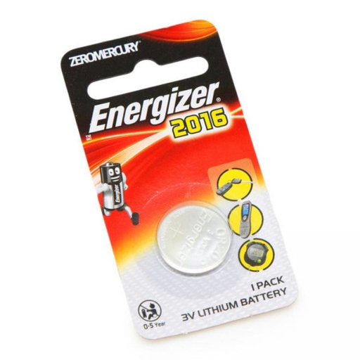 [655] PILA ALCALINA 3V "Cr2016" (BP5) ENERGIZER