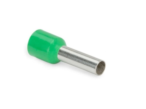 [F-ph600] PUNTERA HUECA PREAISLADA 6mm2 VERDE FUSSE