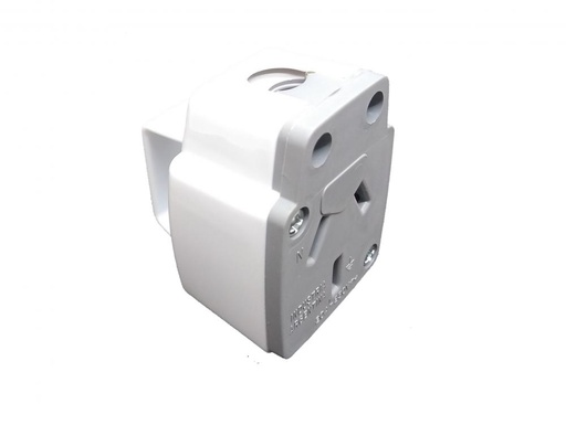 [242] FICHA TRES PATAS CON OREJA HEMBRA 20A BLANCA MIG