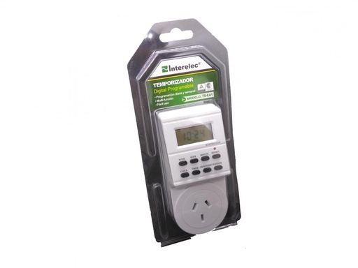 [TS-MA2] INTERRUPTOR HORARIO DIGITAL CON ENCHUFE INTERELEC