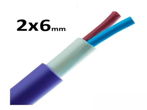 [SUB2X6NASE] ROLLO CABLE SUBTERRANEO 2X 6 NASELLO