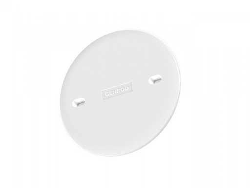 [21411-GENROD] TAPA CIEGA PVC REDONDA GRANDE BLANCA GENROD