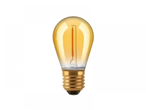 [BFS14G1WW] LAMPARA LED VINTAGE S14 AMBAR 1W E27 MACROLED