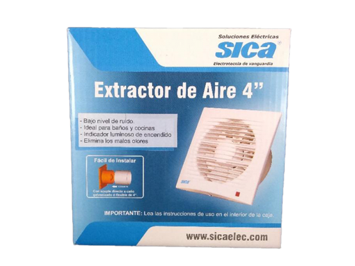 [915000] EXTRACTOR DE AIRE 4" 19W 220V SICA