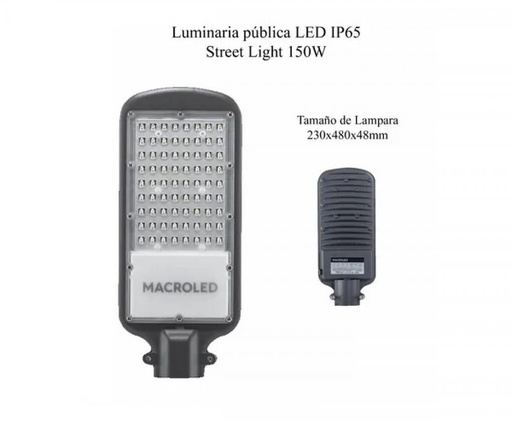 [SL-150W-CW] LUMINARIA ALUMBRADO PUBLICO 150W 100-265V IP65 MACROLED