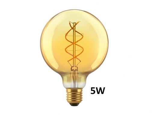 [BV27GC05WAMCR] LAMPARA LED VINTAGE GLOBO AMBAR 5W E27 MACROLED