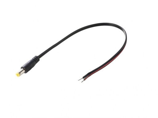 [GCG6121] CONECTOR CONTROLADOR FUENTE PLUG 2.1 MACHO CON CABLE PRACTIL