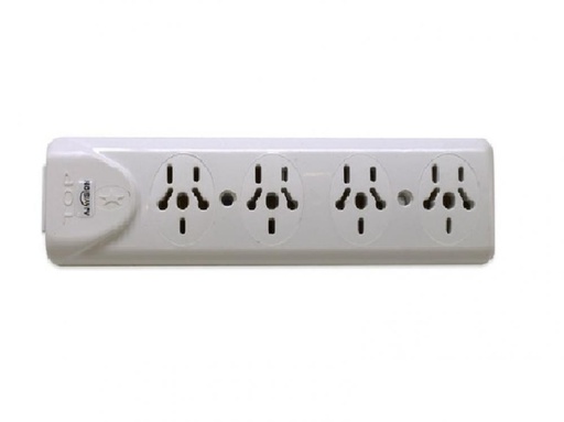 [J-1199] BASE BI NORMA SIN CABLE 4 TOMAS C/TERMICA TOP