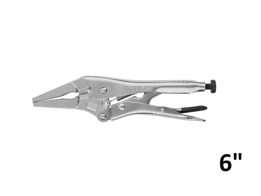 [17432] PINZA DE PRESION PUNTA LARGA 6" TRUPER