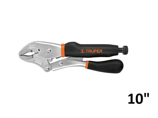 [17436] PINZA DE PRESION CURVA 10" TRUPER