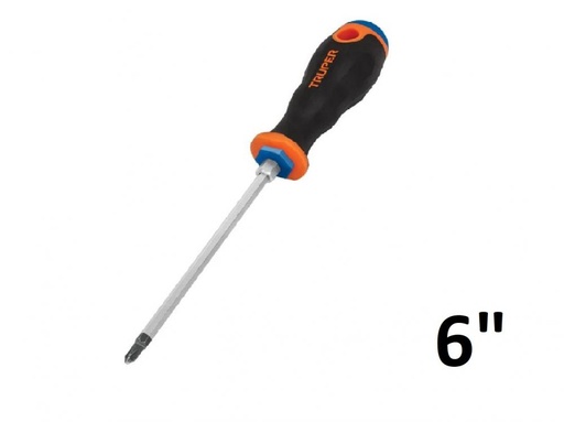 [18548] DESTORNILLADOR MANGO CONFORGRIP PLANO 5/16 x 6" PRETUL