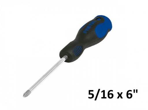 [21492] DESTORNILLADOR MANGO CONFORGRIP PHILLIPS 5/16 x 6" PRETUL