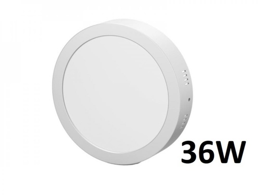 [280-KIAR] PLAFON LED REDONDO EXTERIOR 36W LUZ DIA RESILIENTE