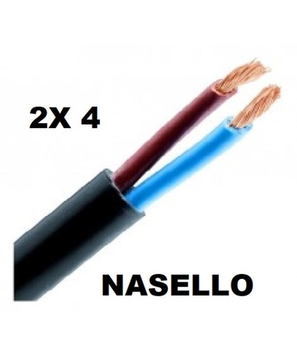 [TPR2X4NASE] ROLLO CABLE TIPO TALLER 2x 4 NASELLO
