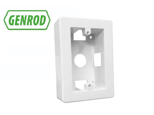 [02215PB-GENROD] CAJA RECTANGULAR EXTERIOR 10X5 PARA CABLE CANAL GENROD