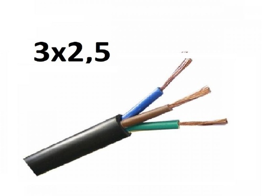 [TPR3X2,5NASE] ROLLO CABLE TIPO TALLER 3x 2,5 NASELLO