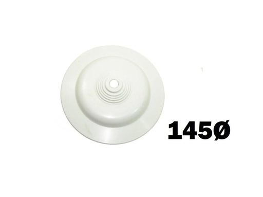 [F02B] FLORON BLANCO GRANDE 145mm PLASTICO SIN PRENSACABLE BOLTZ