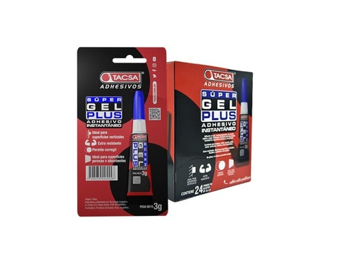 [PTAINSGEL01] ADHESIVO INSTANTANEO GEL PLUS 2g TACSA