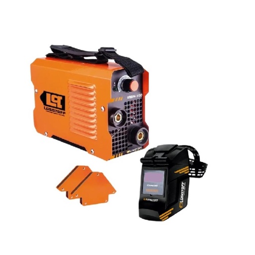 [MEGAIRON100-LUSQTOFF] KIT SOLDADORA INVERTER MMA IRON 100 LUSQTOFF