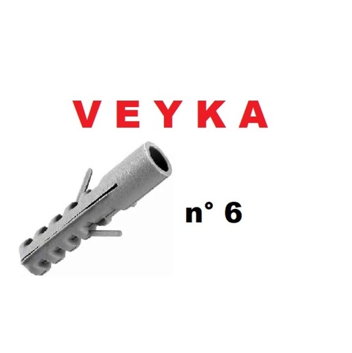 [665108] TARUGO ESTANDAR Nº 6 BOLSA POR 1000 Unds VEYKA