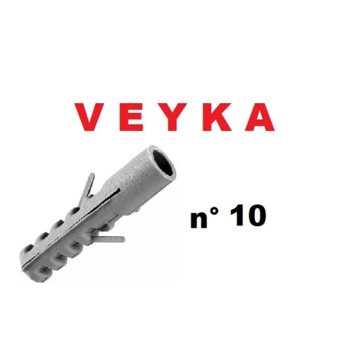 [665116] TARUGO ESTANDAR Nº 10 BOLSA POR 500 Unds VEYKA