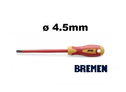 [4202-BREMEN] DESTORNILLADOR Electricista PH (+) #1 (ø4.5x80mm) (1.000 Volts) BREMEN
