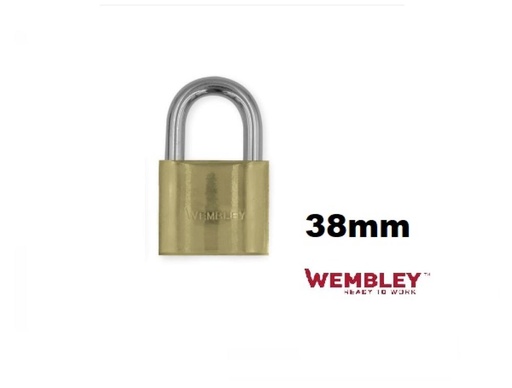 [6072-BREMEN] CANDADO WEMBLEY® TITANIUM 38mm (3 llaves) BREMEN