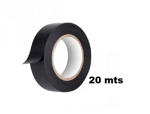 [138050-TOSUN] CINTA PVC 20 MTS NEGRA TOSUN