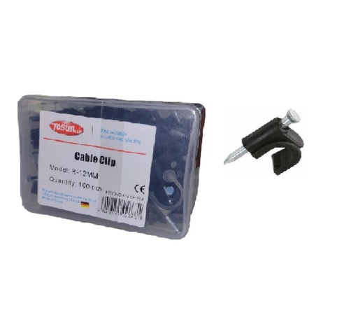 [246050-TOSUN] GRAMPA COAXIL Nº 6 x 100 NEGRA UNIDADES TOSUN