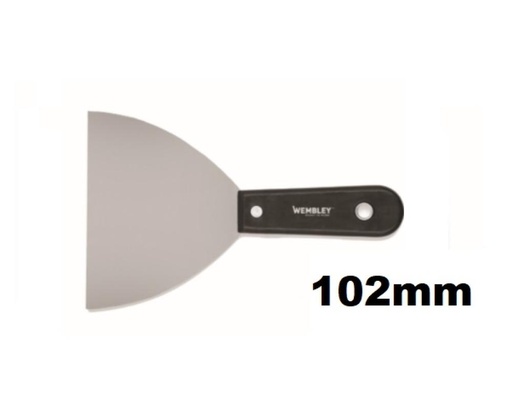 [7968-BREMEN] ESPATULA WEMBLEY Mango Plastico Rojo (102) 4" BREMEN